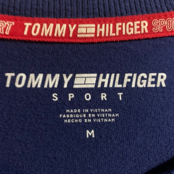 Classic Tommy Hilfiger Royal Blue with Red White and Blue Men's M T-Shirt - Picture 2 of 3